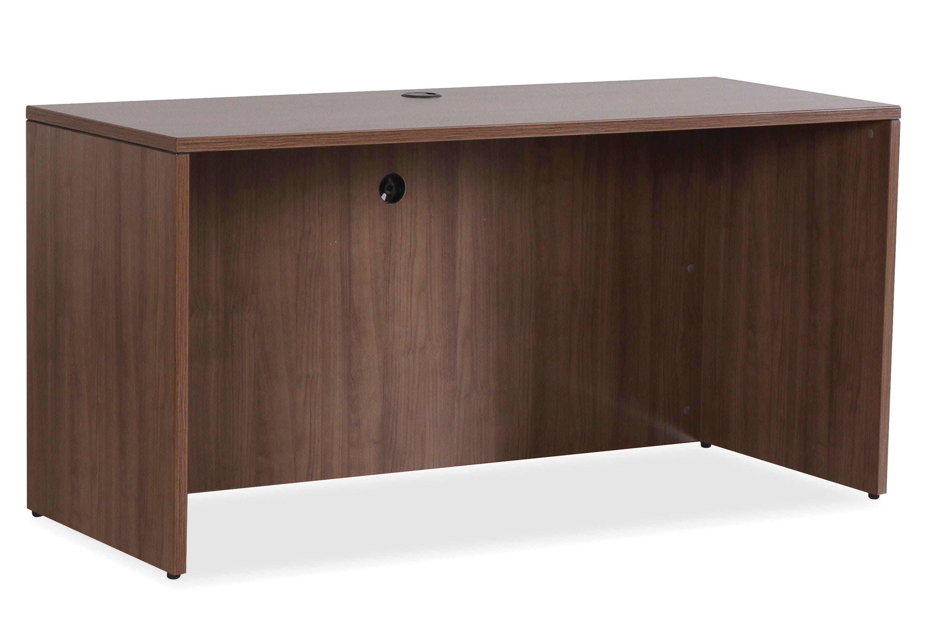 Lorell Walnut Laminate Office Suite Desking, Credenza, 66-1/8 x 23-5/8 x 29-1/2 Inches, Walnut 1531521